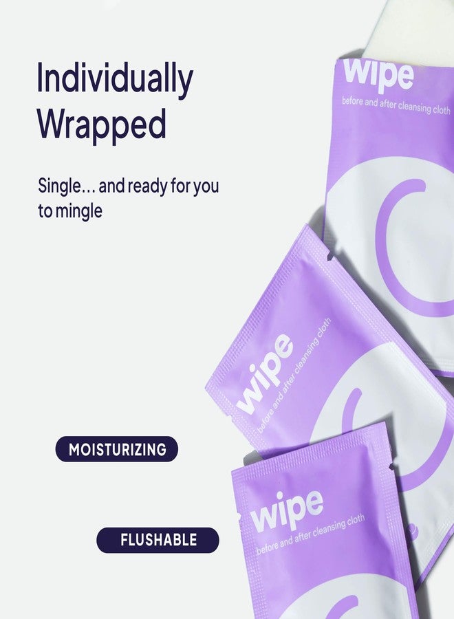 CAKE Hello Cake Sex Wipes - Individually Wrapped, Organic Flushable Wipes for Adults - Hypoallergenic, pH-Balanced, Hygiene Wipes for Women, Men and Couples (12 Count Bag) - Image 5